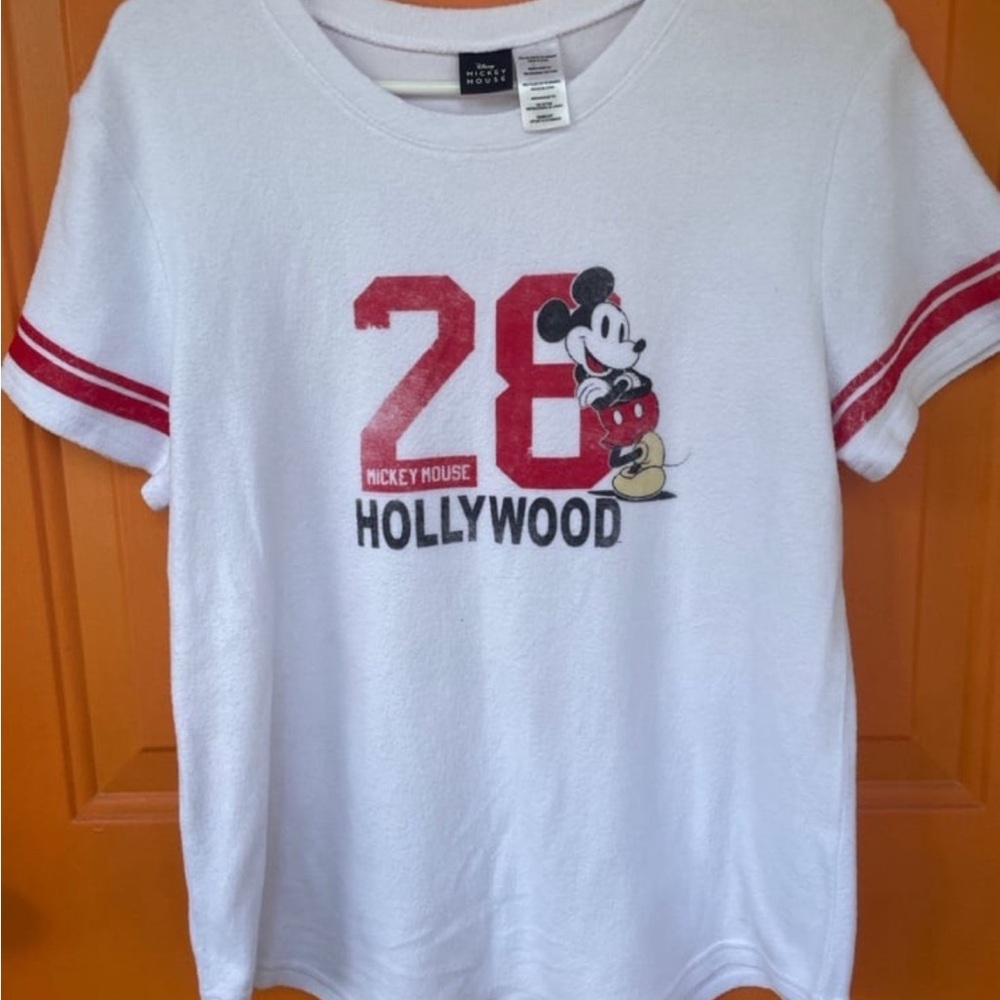 Mickey Mouse Hollywood Kids T-Shirt - White & Red